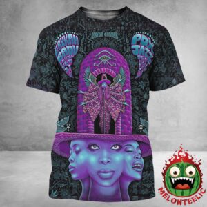 Erykah Badu Official Poster PDX Jazz Festival 2025 At Moda Center In Portland Oregon On February 21st 2025 All Over Print Shirt