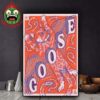 Goose The Band Official Poster At 20 Monrde Live In Grand Rapids Michigan On February 14th 2025 Home Decor Poster Canvas