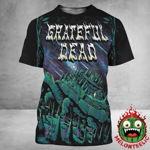 Grateful Dead Official Poster Terrapin Station Song With the Turtles From The Album Cover All Over Print Shirt