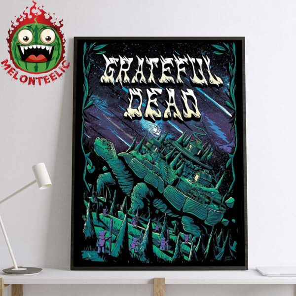 Grateful Dead Official Poster Terrapin Station Song With the Turtles From The Album Cover Home Decor Poster Canvas