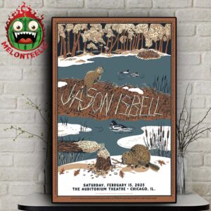 Jason Isbell Event Poster At State Theatre In Ithaca NY On Sunday February 15th 2025 Home Decor Poster Canvas