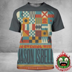 Jason Isbell Event Poster At The Music Hall In Portsmouth New Hampshire On February 17th 2025 All Over Print Shirt