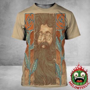 Jerry Garcia Limited Edition Poster 2025 All Over Print Shirt