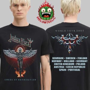 Judas Priest Angel Of Retribution 20th Anniversary World Tour 2025 Vintage Tee Two Sides Unisex T-Shirt