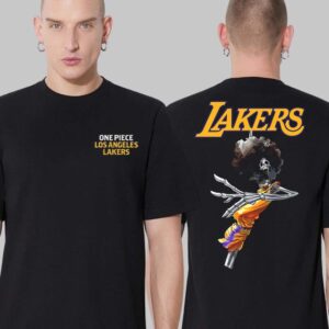 Los Angeles Lakers X One Piece Brook Tee NBA Two Sides Unisex T-Shirt