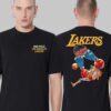 Los Angeles Lakers X One Piece Franky Tee NBA Two Sides Unisex T-Shirt