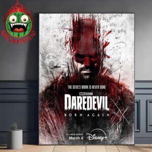 New Posters For Daredevil Born Again All New Series March 4 On Disney Plus Home Decor Poster Canvas