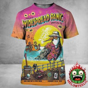 Widespread Panic Event Poster Hard Rock Live At Etess Arena In Atlantic City NJ On February 14th To 16th 2025 All Over Print Shirt