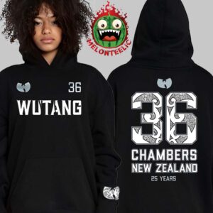 Wu Tang Clan 36 Chambers Celebrate 25 Year In New Zealand Two Sides Unisex Hoodie