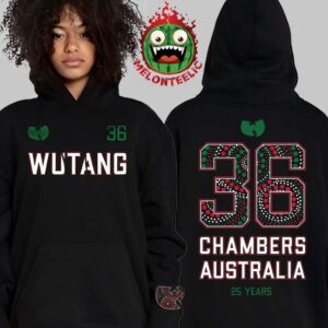 Wu Tang Clan 36 Chambers Celebrate 25 Year In Sydney Australia Two Sides Unisex Hoodie