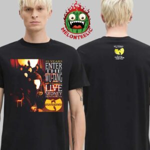 Wu Tang Clan Merch Tee Enter The Wu Tang 36 Chambers Celebrate 25 Year At Opera House In Sydney Australia Two Sides Unisex T-Shirt