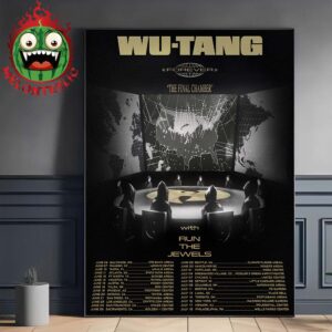 Wu Tang Clan With Run The Jewels The Final Chamber Tour 2025 Schedule Home Decor Poster Canvas