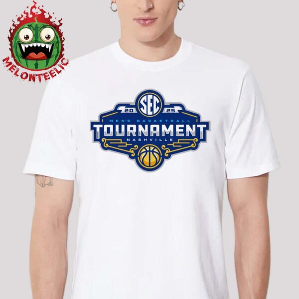 2025 SEC Men’s Basketball Tournament Nashville Logo Unisex T-Shirt