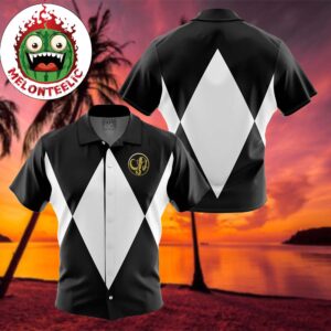 Black Ranger Mighty Morphin Power Rangers Funny Collections Summer 2025 Hawaiian Shirt For Men