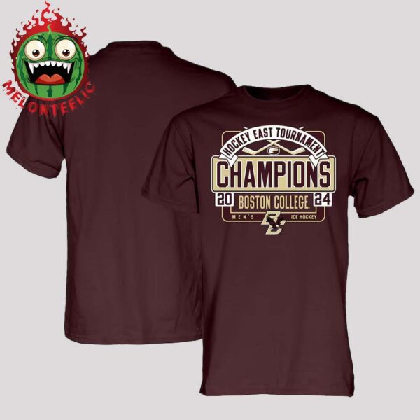 Boston College Eagles 2024 Hockey East Tournament Champions Unisex T-Shirt