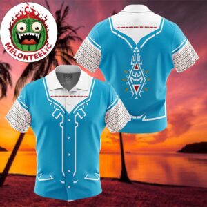 Breath Of The Wild Style Legend Of Zelda Funny Summer 2025 Hawaiian Shirt For Family