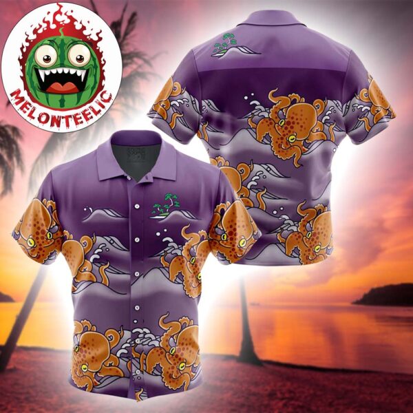 Chili Octo Aloha Splatoon Funny Summer 2025 Hawaiian Shirt For Family