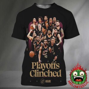 Cleveland Cavaliers Playoffs Clinched Let Me Know NBA 2025 All Over Print Shirt