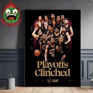 Cleveland Cavaliers Playoffs Clinched Let Me Know NBA 2025 Home Decor Poster Canvas