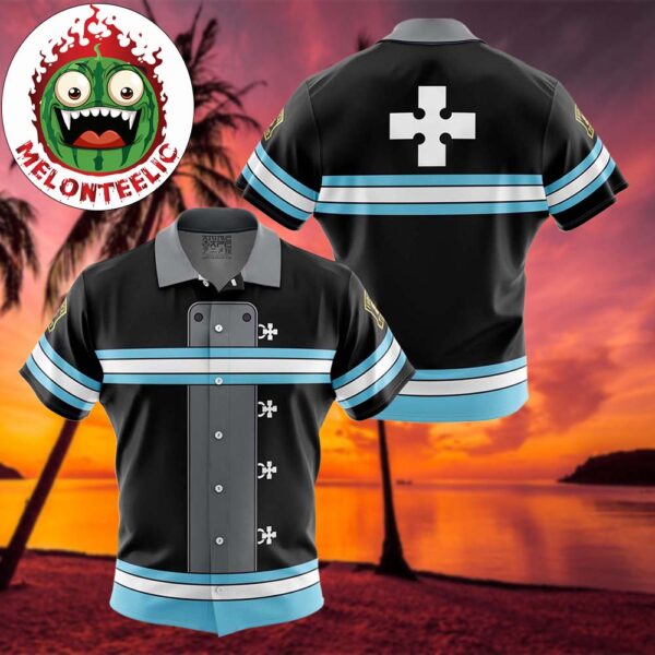 Company 8 Fire Force Funny Summer Collections 2025 Hawaiian Shirt For Family