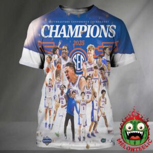 Florida Gators Men Basketball Are SEC Southeastern Conference Tournament Champions 2025 All Over Print Shirt