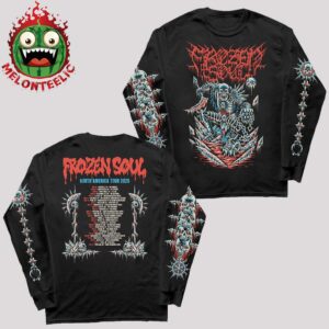 Frozen Soul Merch Tee North America Tour 2025 Schedule Unisex Long Sleeve