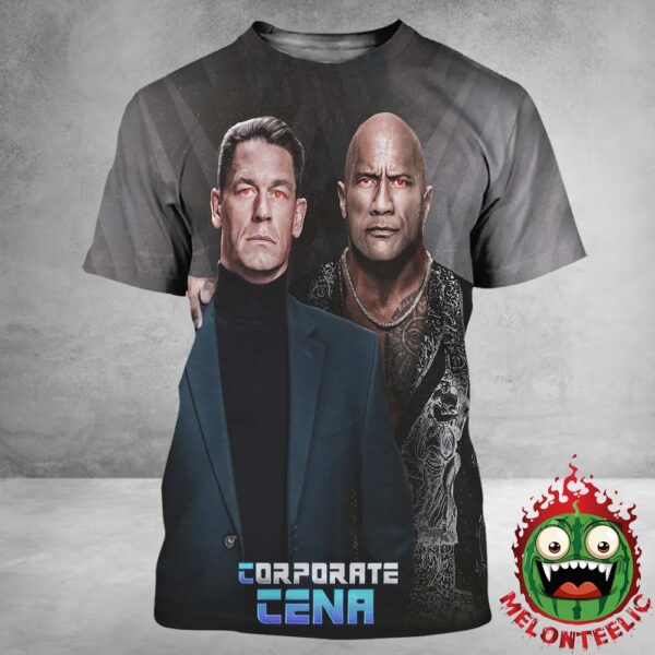 John Cena And The Rock Turn Heel WWE Elimination Chamber 2025 All Over Print Shirt