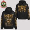 Knotfest Australia 2025 Merch Tee Zipper Face Goat Faded Two Sides Unisex T-Shirt