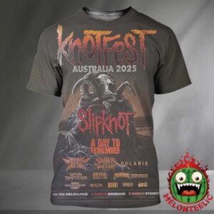 Knotfest Event Poster Australia 2025 Tour Schedule On February 28th And March 2 8 2025 All Over Print Shirt