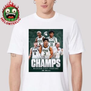 Michigan State Spartans Men Basketball Are 2025 Big Ten Champions Unisex T-Shirt