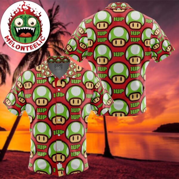 Mushroom Super Mario Collections Summer 2025 Hawaiian Shirt For Family