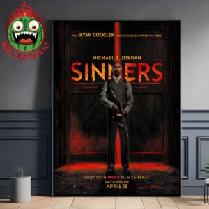 New Poster For Sinners From Ryan Coogler’s Starring Michael B Jordan In Theater On April 18th 2025 Home Decor Poster Canvas