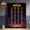 Trey anastasio Event Poster At Kodak Hall In Rochester New York On March 12th 2025 Home Decor Poster Canvas