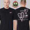 Rose And Bruno Mars APT Official Merch ROSÉ APT. Pink Two Sides Unisex T-Shirt