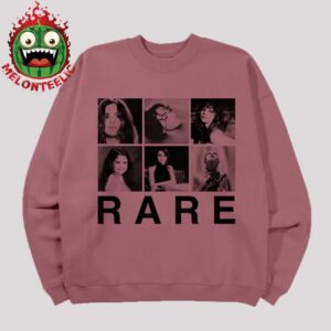 Selena Gomez Rare Anniversary Crewneck Pullover In Pigment Maroon Unisex Sweatershirt