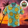 Togepi Pattern Pokemon Button Up Summer 2025 Hawaiian Shirt For Family