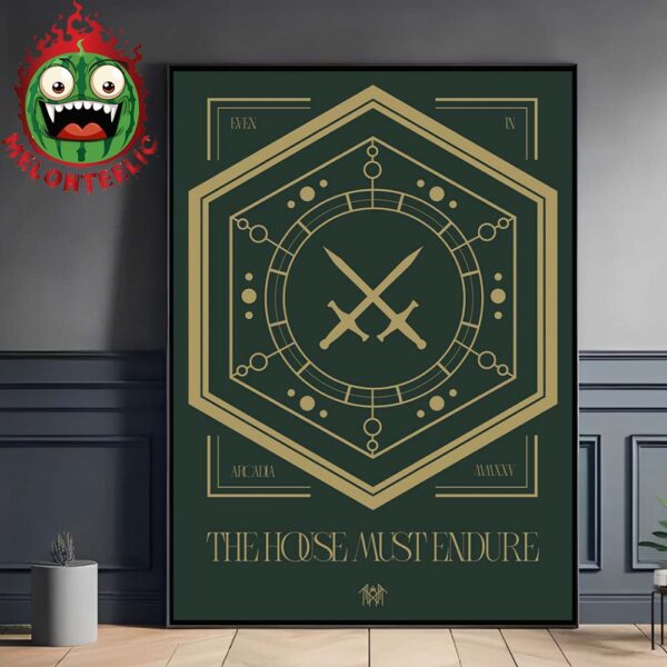 Sleep Token Even In Arcadia Merch Poster The House Mustendure Veridian Home Decor Poster Canvas