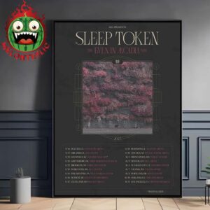 Sleep Token Event Poster The Even In Arcadia Tour 2025 Dates List Schedule Home Decor Poster Canvas