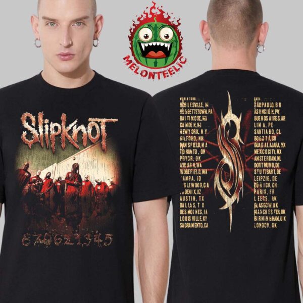 Slipknot 25th Anniversary Here Comes the Pain Portrait Unisex T-Shirt