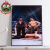 John Cena The Rock And Travis Scott WWE Elimination Chamber 2025 At Toronto In Canada Home Decor Poster Canvas