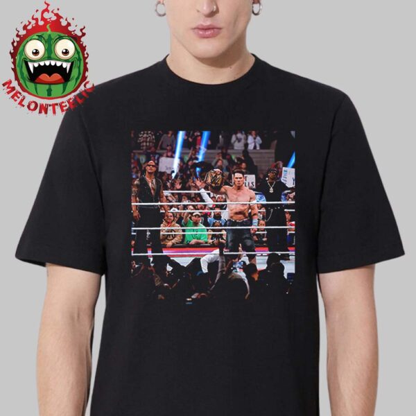 The Rock John Cena And Travis Scott WWE Elimination Chamber 2025 Unisex T-Shirt