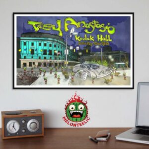 Trey anastasio Event Poster At Kodak Hall In Rochester New York On March 12th 2025 Home Decor Poster Canvas