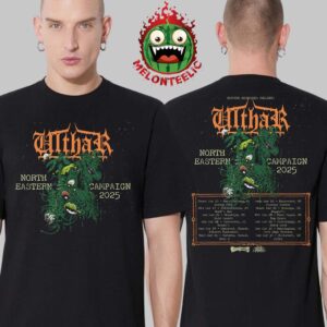 Ulthar Event Poster North Eastern Campaign 2025 Tour Dates List Two Sides Unisex T-Shirt